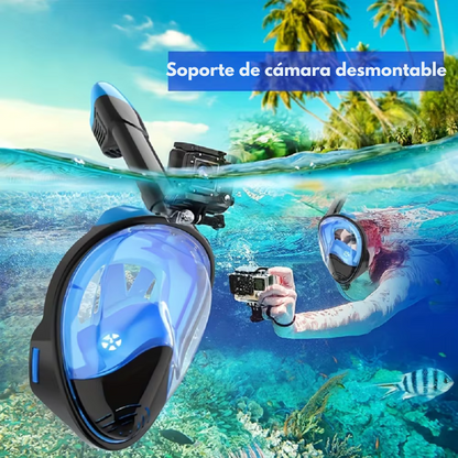 Snorkel Fullface Adulto con soporte GOPRO