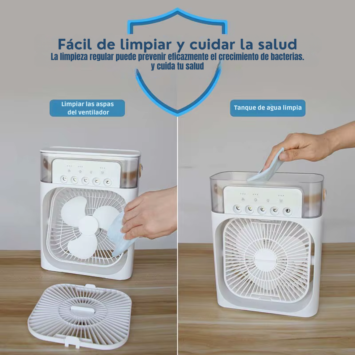 Ventilador Humidificador Aire  2 en 1