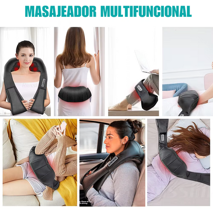 Masajeador Shiatsu Cuello Espalda Hombro Cintura